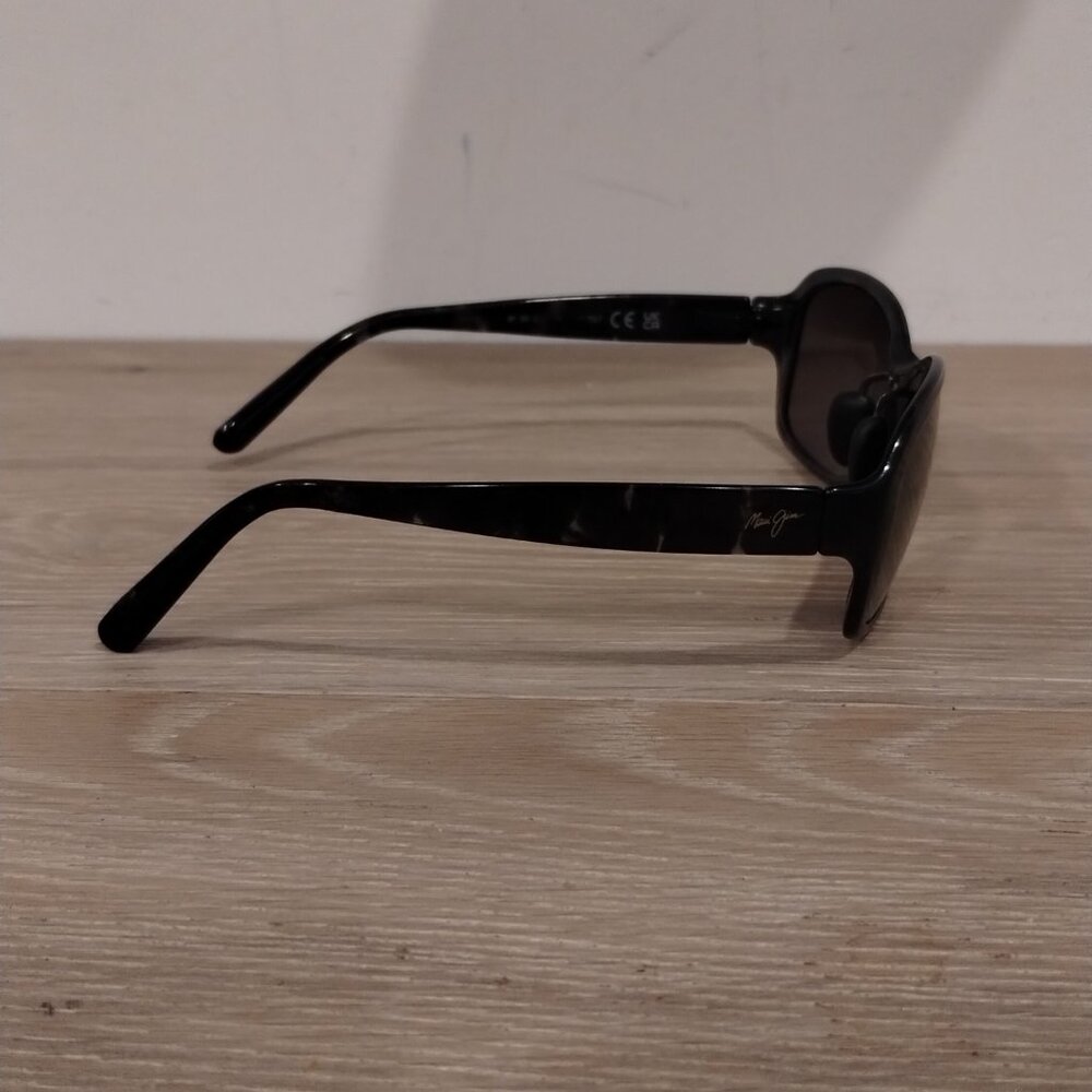 Maui Jim Koki Beach Sunglasses MJ433-11T Black Grey Tortoise Polarized - Picture 3 of 8